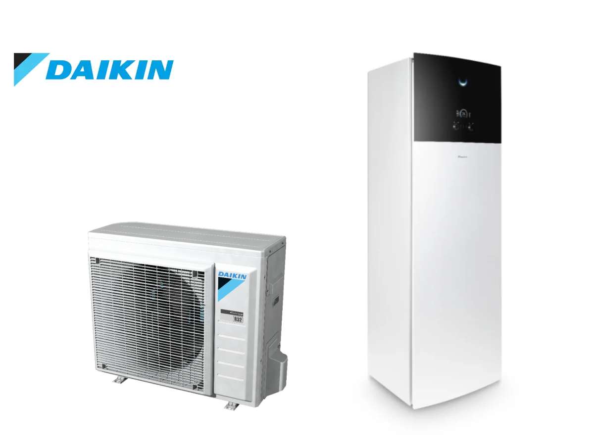 Siltumsūknis Daikin 8kW Altherma 3 EHVX08S23E6V, ERGA08EVH 230l Tens 6kw