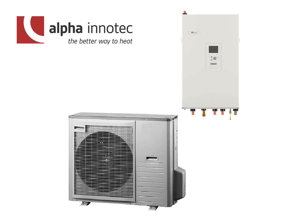 Gaiss-ūdens Alpha Innotec 8kW L8 Split-HM 12, bez boilera