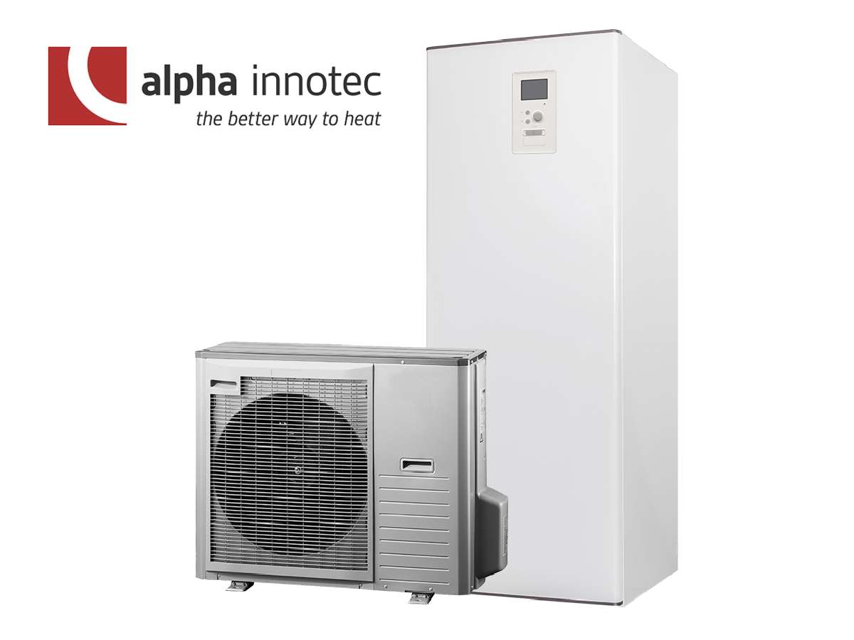 Gaiss-ūdens Alpha Innotec 8kW L8 Split-HT 12, ar 180l boileru