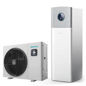 Hisense Hi-Therma Integra AHW-080HCDS1, AHS-080HCDSAA-23 Gaiss-Ūdens Siltumsūknis 100m²