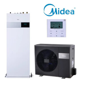 Siltumsūknis Midea 4.25kW M-Thermal MHA-V4W/D2N8-B2 + HBT-A100/190CDS90GN8-B2 190L