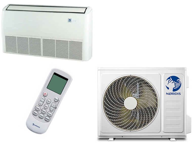 NORDIS FLOOR CEILING GRĪDAS-GRIESTU KONDICIONIERIS 10,55kW NIF-NOA 36