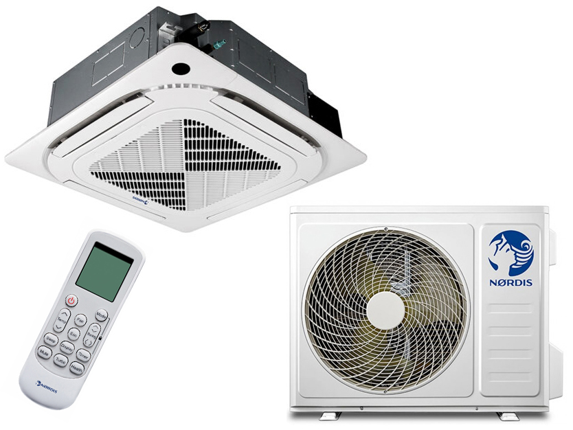 KONDICIONIERIS NORDIS FOUR-WAY CASSETTE 5,28kW NIC-NOA 18
