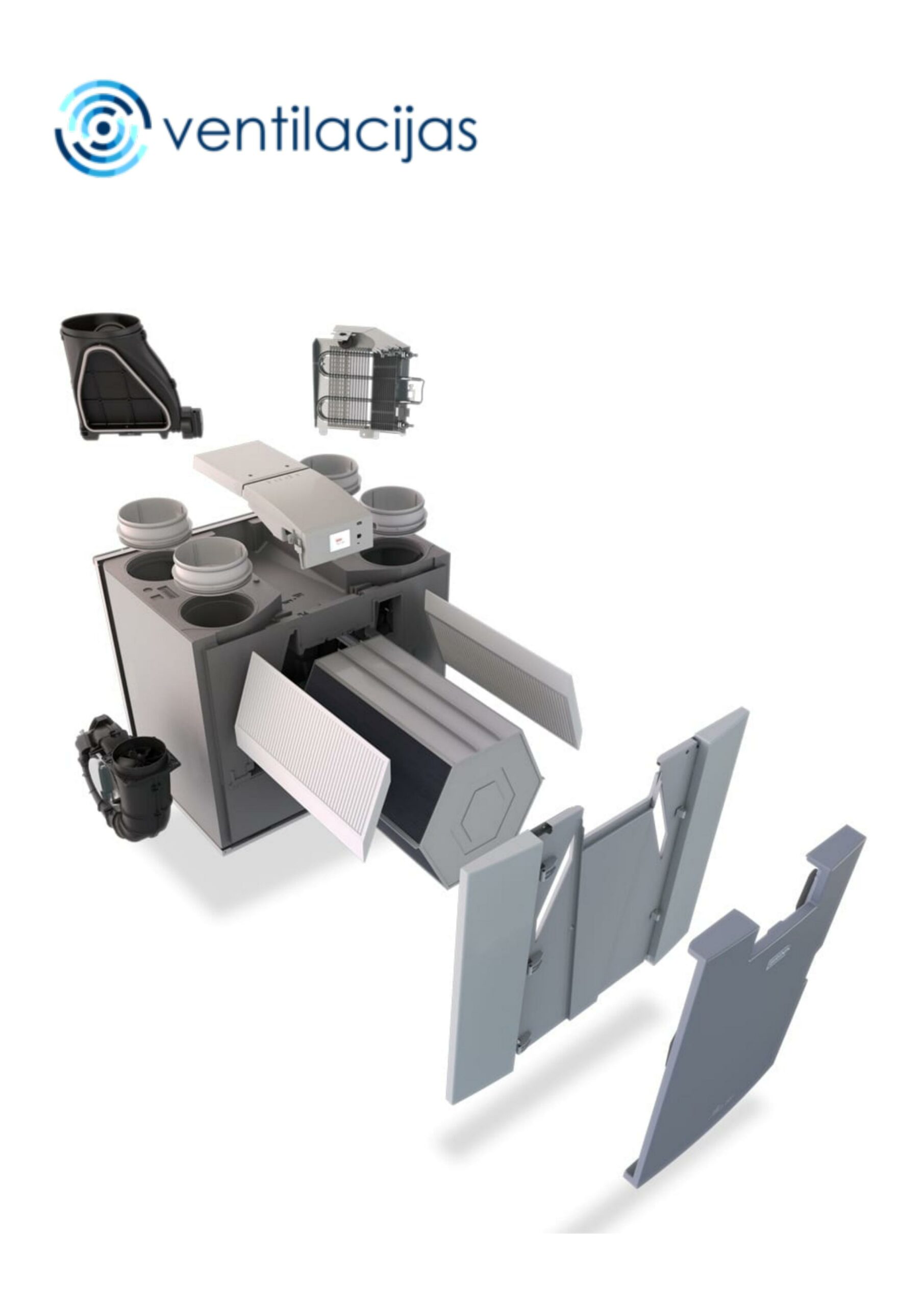 Rekuperators BRINK Flair 325 m³/h ENTALPIJAS - Image 4